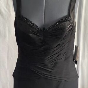 Jones New York Black Silk Dress